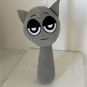 Children’s Plush Toy, Sprunki Plush Gray Incredibox. 11 inches